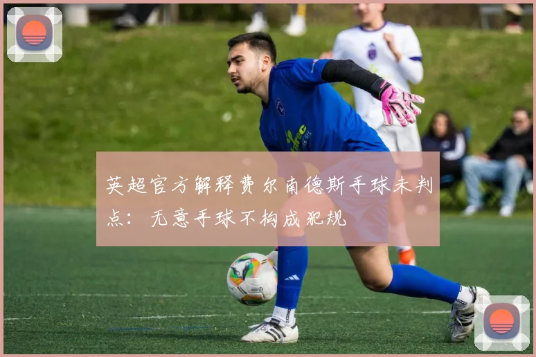 英超官方解释费尔南德斯手球未判点：无意手球不构成犯规