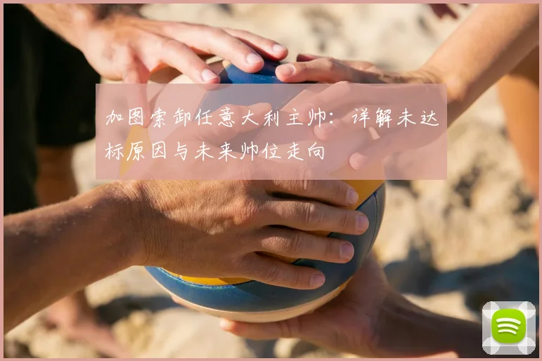 加图索卸任意大利主帅：详解未达标原因与未来帅位走向